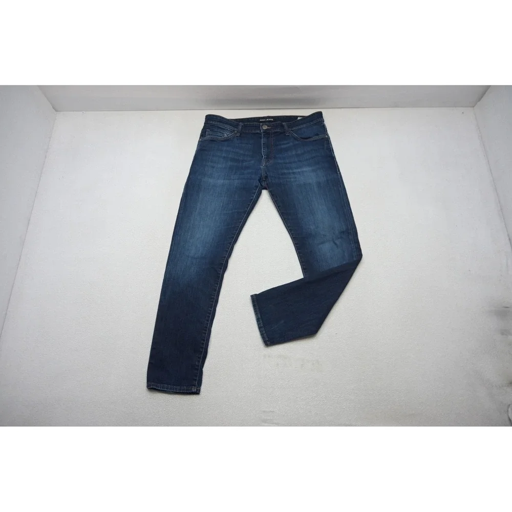Mavi Jake‎ Slim Leg Mens Jeans 35x30 Dark Wash Blue Stretch Denim Excellent